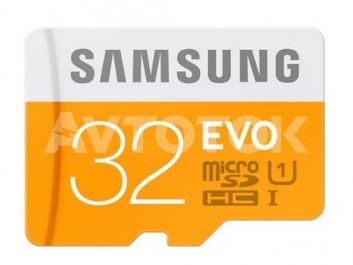 Карта памяти Samsung, microSDHC, 32GB, Class 10