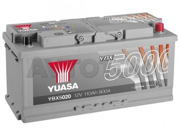 Аккумулятор YBX 5020 110 а/ч 900а (393х175х190)