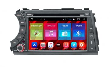 Штатная магнитола SsangYong Actyon, Kyron (2006-2014) Android SYA-6