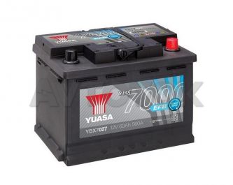Аккумулятор YBX 7027 EFB 60 a/ч 560а (242х175х190)