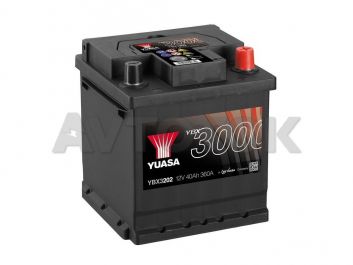 Аккумулятор YBX 3202 40 a/ч 360a (175х175х190)