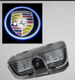 LED подсветка в дверь Porsche штатная
