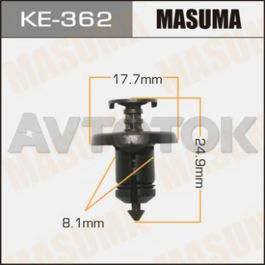 Клипса автомобильная (автокрепёж) Masuma 362-KE