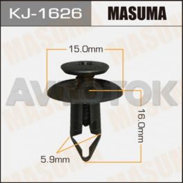 Клипса автомобильная (автокрепёж) Masuma 1626-KJ