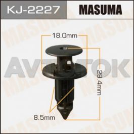 Клипса автомобильная Masuma 2227-KJ