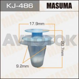 Клипса автомобильная (автокрепёж) Masuma 486-KJ
