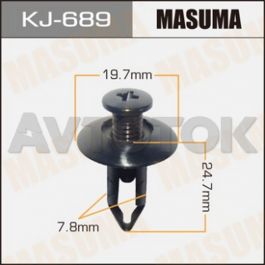 Клипса автомобильная (автокрепёж) Masuma 689-KJ