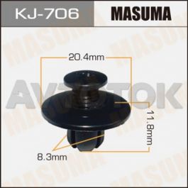 Клипса автомобильная (автокрепёж) Masuma 706-KJ