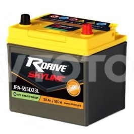 Аккумулятор R-Drive Skyline S55D23L емк.50А/ч п.т.550а
