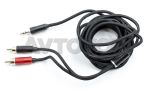 Соединительный кабель (3.5мм AUX->RCA(x2)) KY-180 (3м)