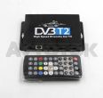 Цифровой DVB-T2 тюнер для автомобиля 2 Антенны с усилителями