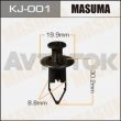 Клипса автомобильная (автокрепёж) Masuma 001-KJ