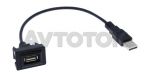 USB разъем в штатную заглушку для Toyota RP-UC1