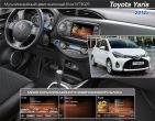 Мультимедийный навигационный блок для оригинальной мультимедийной системы автомобиля Toyota Yaris (2014+)NT3025 