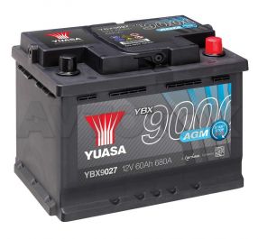 Аккумулятор YBX9027 AGM 60 a/ч 680a (242х175х190)
