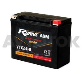 Аккумулятор Rdrive eXtremal Gold YTX24HL 21А/ч п.т.360а NEW